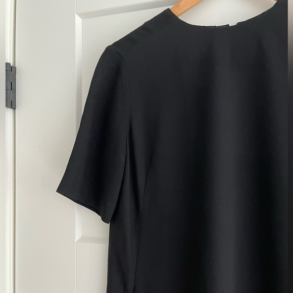 LK Bennett London Black Textured Sheath Dress - Size 6 - Like new - Picture 4 of 7